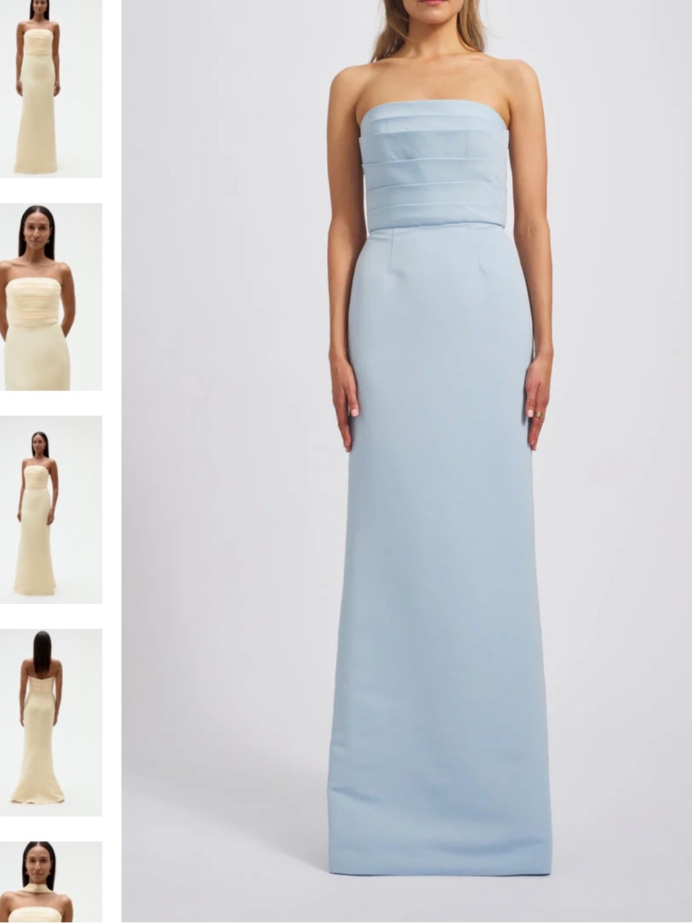 Amsale Bridesmaid Dress Sonia GB136A (ICE)